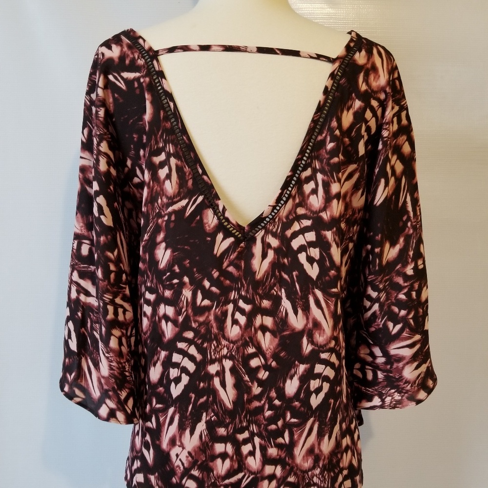 JESSICA SIMPSON Womens "Reece" Boho Shirt Size S - Picture 8 of 8